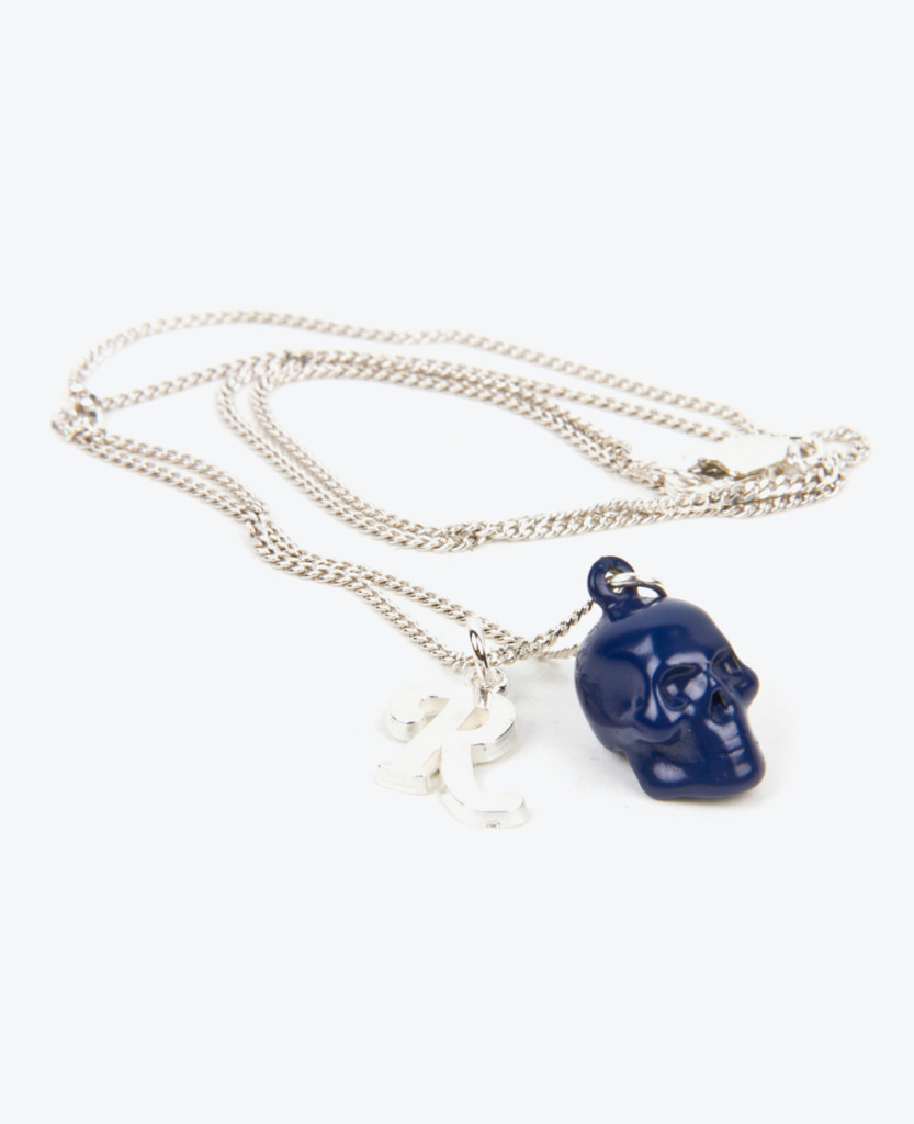 Raf Simons Silver Skull necklace