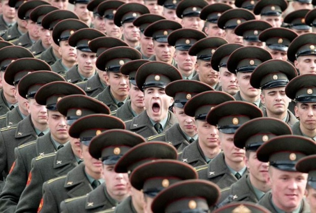 army yawn