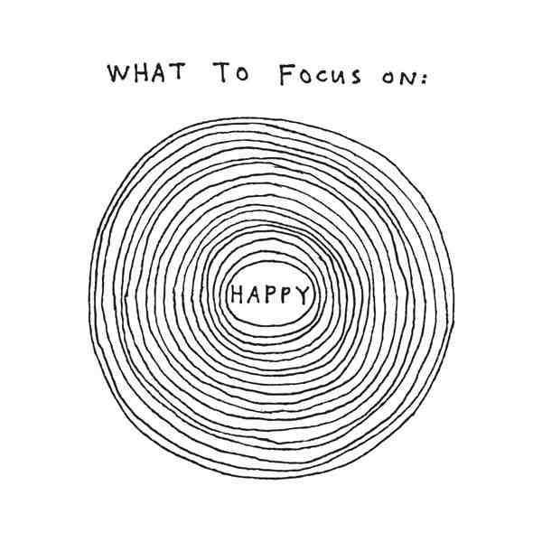 Focus on happy