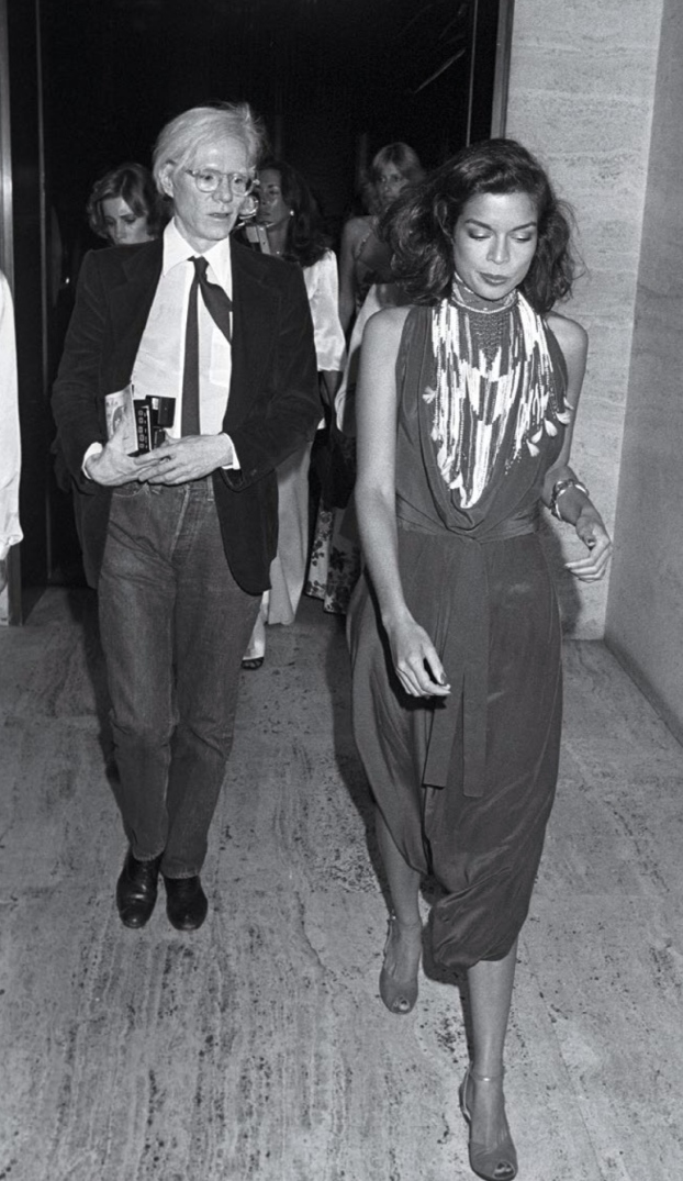 andy warhol with bianca jagger